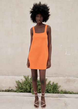 Zara + Knit Dress with Straps