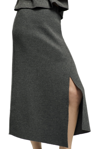 Zara + Wool-Blend Skirt