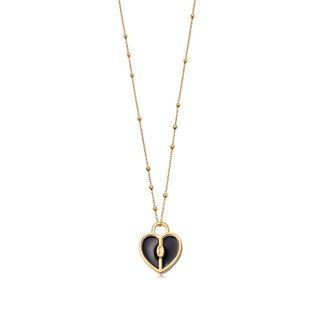 Missoma + Engravable Heart Locket Necklace