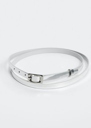 Mango + Slim Double-Loop Belt