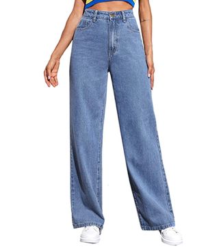 Soly Hux + Casual Denim Pants High Waisted Wide Leg Jeans