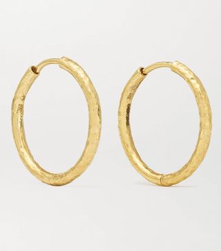Octavia Elizabeth + + Net Sustain Gabby 18-Karat Gold Hoop Earrings