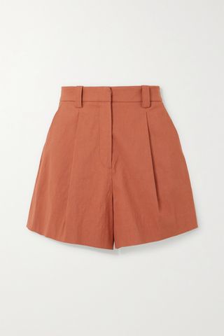 A.L.C. + x Petra Flannery Huxley Linen-Blend Shorts