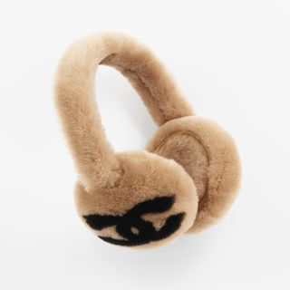 Chanel + Shearling Lambskin Earmuffs