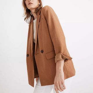 Madewell + Caldwell Double-Breasted Blazer: Two Button Edition