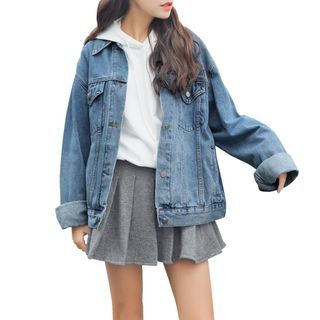 Dasior + Boyfriend Denim Jacket