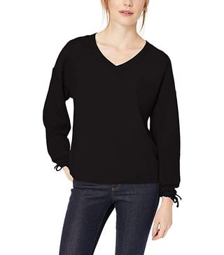 Daily Ritual + Supersoft Terry Tie Sleeve V-Neck Sweatshirt
