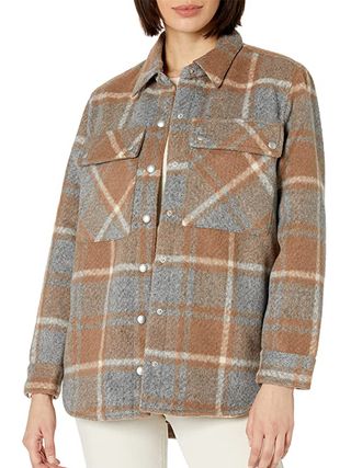 BlankNYC + Oversized Flannel Shirt Jacket