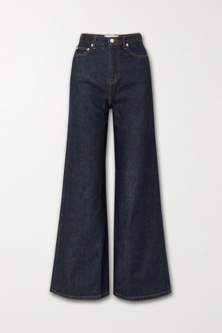 Officine Générale + Romy High-Rise Wide-Leg Denim Jeans