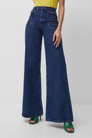French Connection + Riah Recycled Flared Jeans