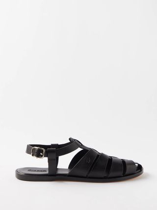 Dragon Diffusion + Pescador caged leather sandals