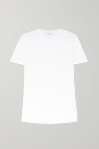 Ninety Percent + Linen-Jersey T-Shirt