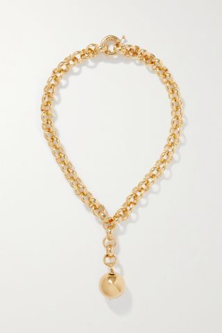 Timeless Pearly + Gold-Tone Necklace