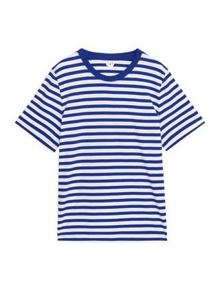 Arket + Crew-Neck Striped T-Shirt