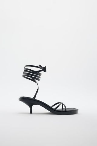 Zara + Lace Up Sandals