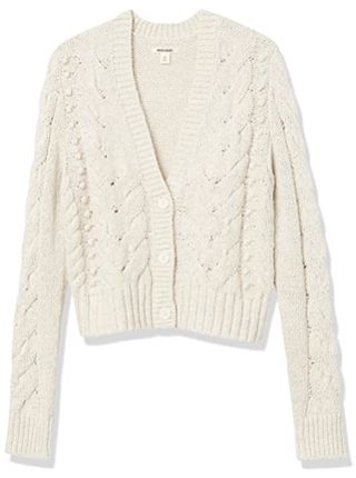 Goodthreads + Marled Long Sleeve Fisherman Cable Cardigan Sweater
