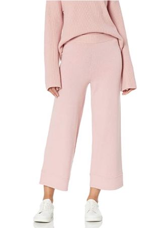 The Drop + Bernadette Pull-On Loose-Fit Cropped Sweater Pant