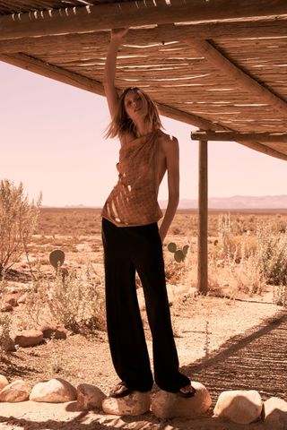 Zara + Limited Edition Flowing Trousers