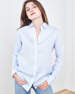 Quince + 100% Organic Linen Long Sleeve Shirt