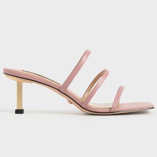 Charles & Keith + Strappy Heeled Mules