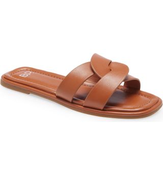 BP + Ariya Faux Leather Slide Sandal