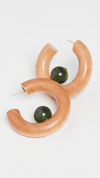 Sophie Monet + Verde Hoop Earrings