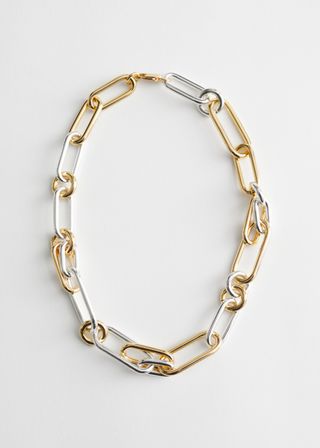 & Other Stories + Duo Tone Chunky Chain Necklace