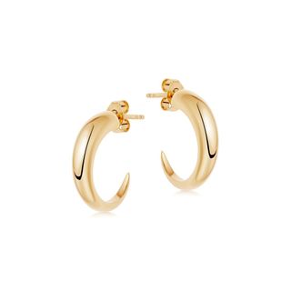 Missoma Limited + Gold Medium Plain Claw Hoop Earrings