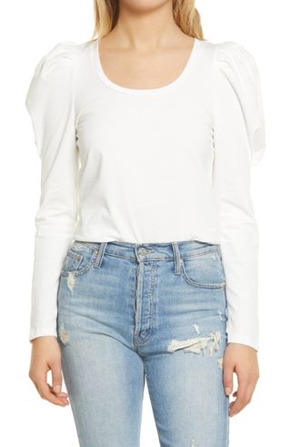 English Factory + Pleated Puff Sleeve Top