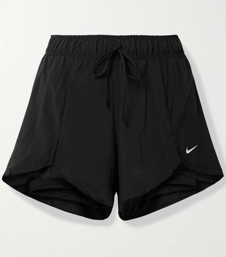 Nike + Flex Essential Layered Shell and Stretch-Jersey Shorts