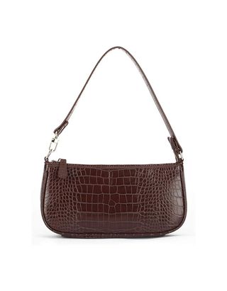 Ibiza Vibe + Croc Effect Shoulder Bag