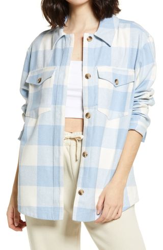BP. + Flannel Shirt Jacket