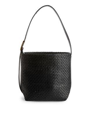 Arket + Woven Leather Tote