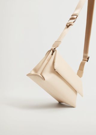 Mango + Flap Cross-Body Bag