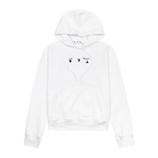 Off-White + Marker Arrows Hooded Cotton Sweatshirt