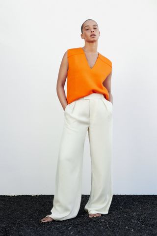 Zara + Oversize Knit Vest