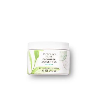 Victoria's Secret + Natural Beauty Exfoliating Body Scrub in Cucumber & Green Tea