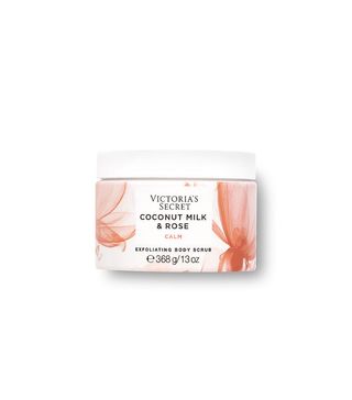 Victoria's Secret + Natural Beauty Exfoliating Body Scrub in Coconut Milk & Rose