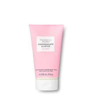 Victoria's Secret + Natural Beauty Moisturizing Cream Body Wash in Pomegranate & Lotus