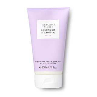 Victoria's Secret + Natural Beauty Moisturizing Cream Body Wash in Lavender & Vanilla