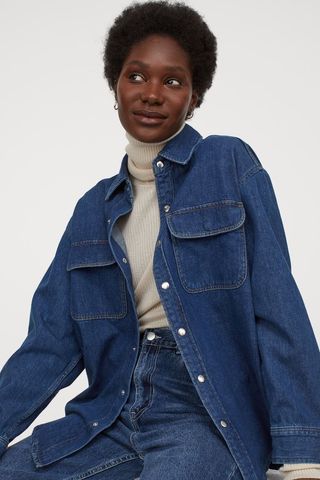 H&M + Denim Shirt Jacket