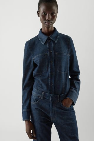 COS + Raw Denim Overshirt