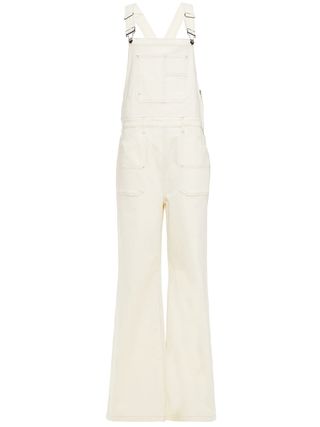 Frame + Ivory Denim Overalls