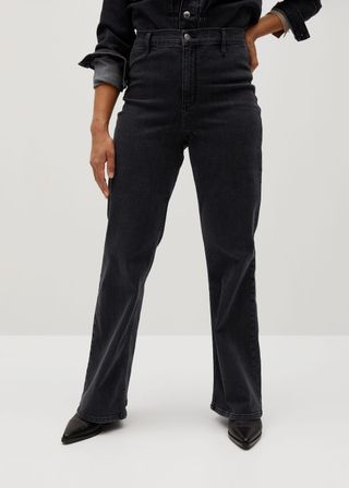 Mango + Alberta Flared Jeans - Plus Sizes | Violeta by Mango United Kingdom