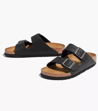 Birkenstock + Arizona Sandals in Black Leather