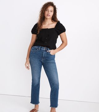 Madewell + Cali Demi-Boot Jeans in Bodney Wash