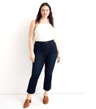 Madewell + Cali Demi-Boot Jeans in Larkspur Wash