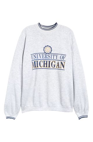 Goodfair + Unisex Vintage '90s Michigan Ringer Sweatshirt