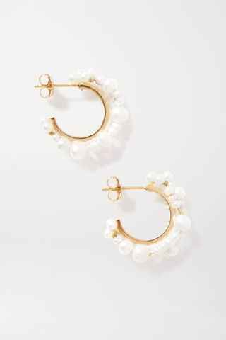 Completedworks + Stratus Gold Vermeil Pearl Earrings