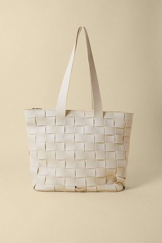 Oasis + Basket Weave Tote Bag